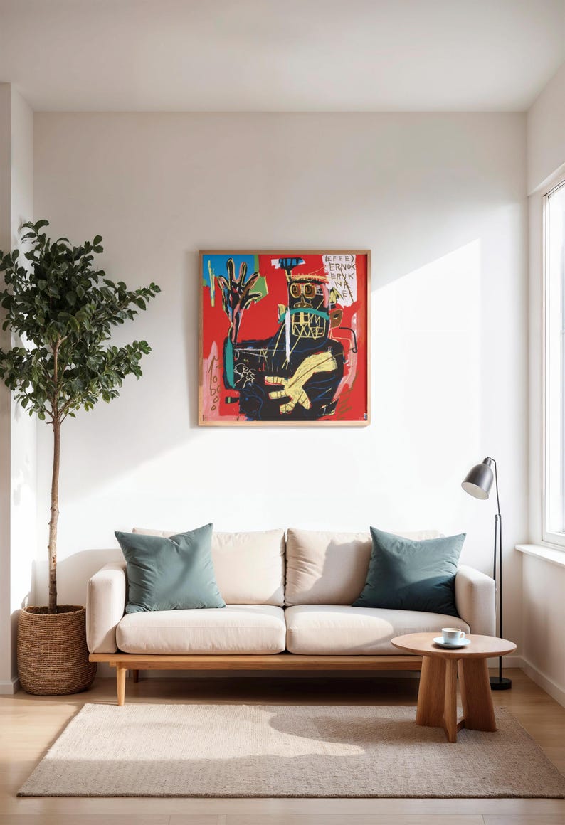 Jean-Michel Basquiat „Untiteld (Ernok)“ Giclée-Druck, Expressionismus, Studio Dekor für Wohnheime Bild 3