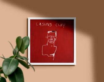 Basquiat Cassius Ton Giclée-Druck, Expressionismus Kunstwerk