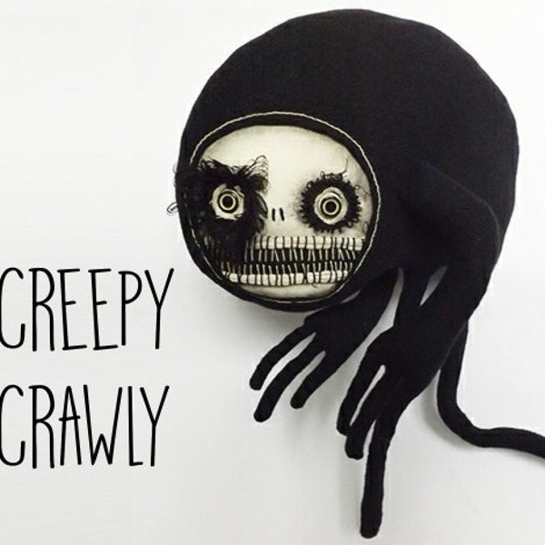 Gothic Horror Doll Soft Toy Plush Doll Monster Doll UK Seller