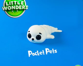 Cría de foca articulada impresa en 3D