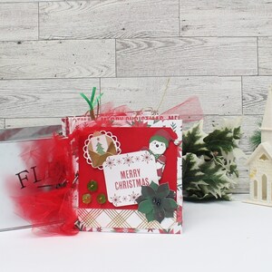 Photo Album ~ Scrapbook Photo Album ~ Custom Photo Album ~ Christmas Photo Album ~ Photo Journal ~ Blank Photo Journal 5 x 5 Christmas Album