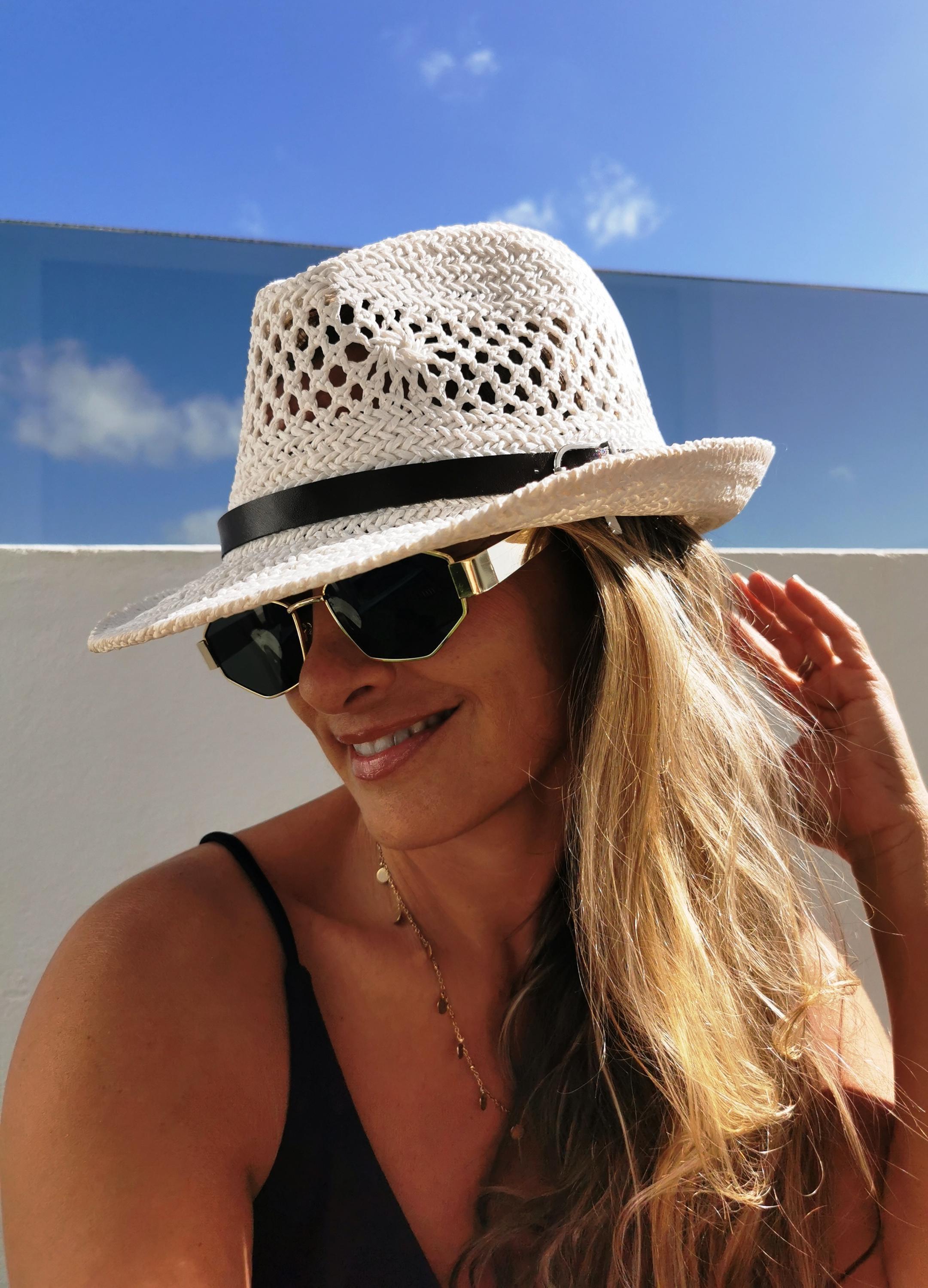 Vintage Y2K Black Crochet Raffia Sun Hat Boho Cowgirl Festival Coastal Grandma Crochet Raffia Cowgirl Hat - Etsy main image 4