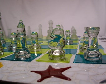 Chess, Game Board, Mosiac Art, Chess Board, Mosaic Game Board, Hand Made Game, Home Decor