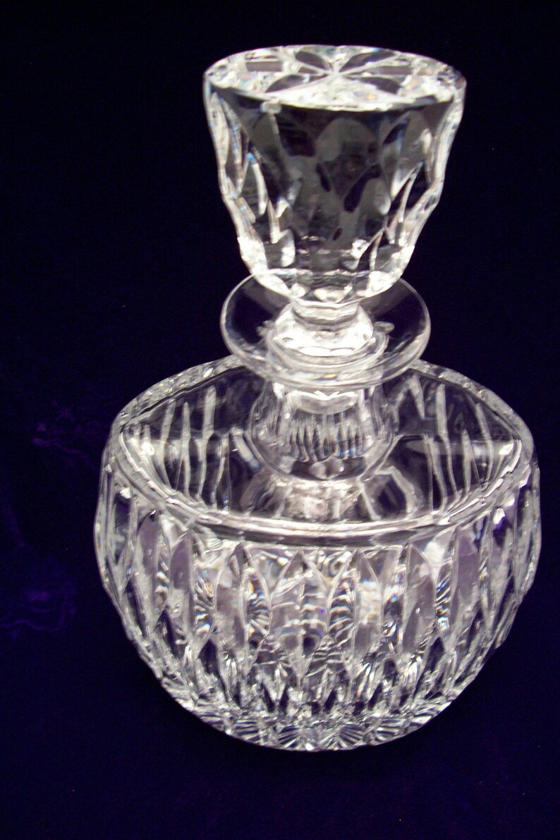 Decanter Block Decanter Polish Crystal Block of Poland Etsy