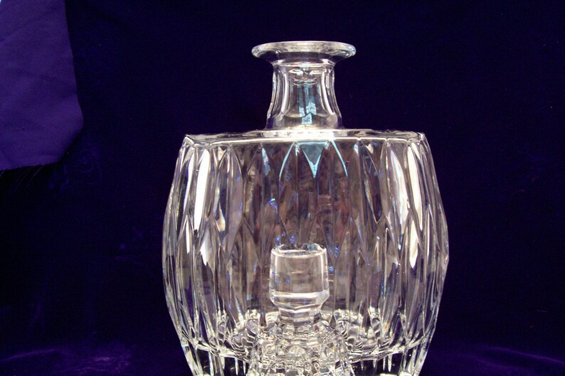 Decanter Block Decanter Polish Crystal Block of Poland Etsy