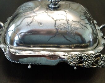 Caviar Dome, Butter Dish, Cheese Tray, Silver Service