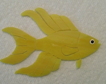 Mosaic, Mosaic Fish, Yellow Fish, Fancy Fish