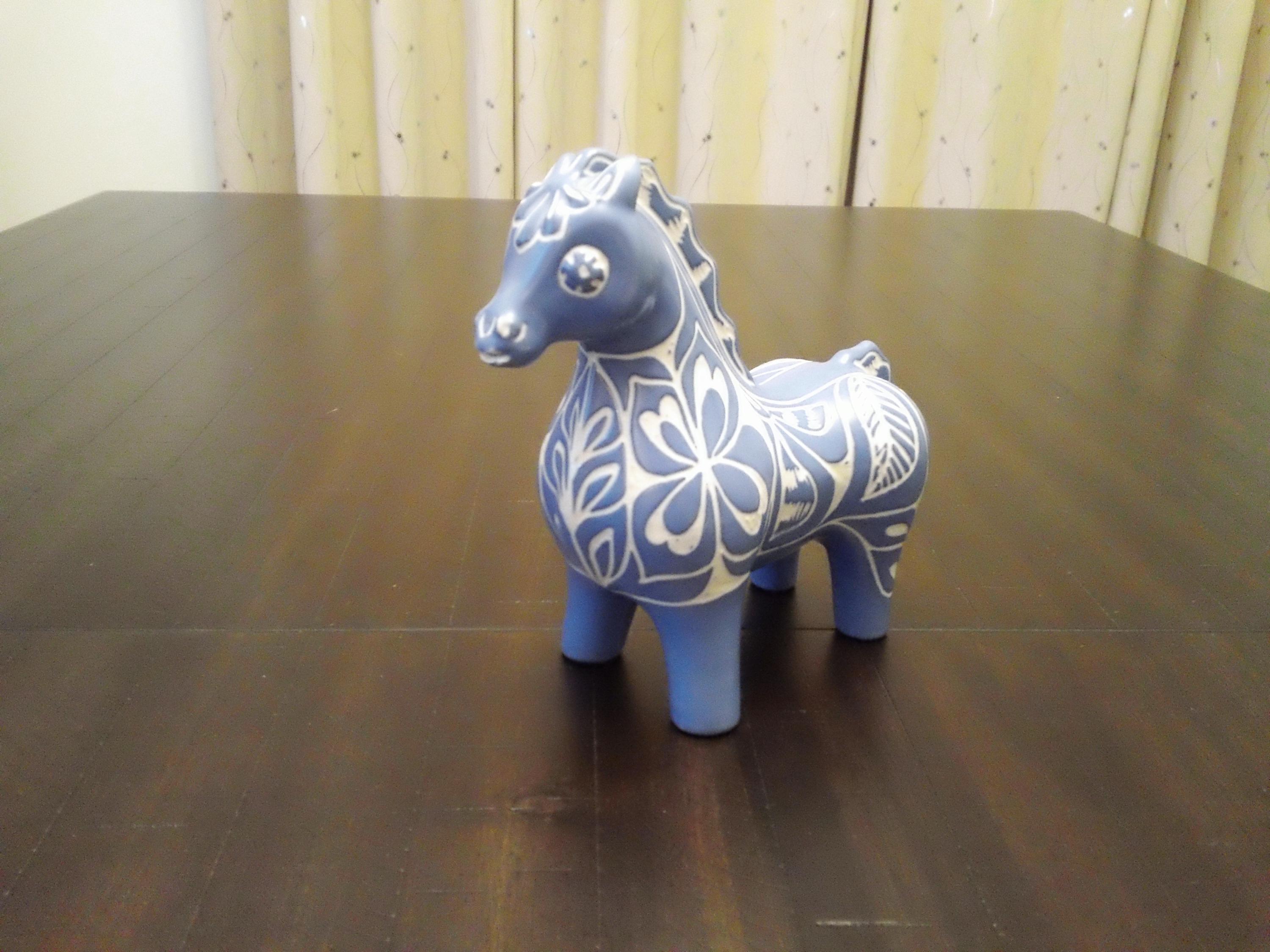 pablo ZABAL 陶芸家　作家　ブルー　ロバ　海外　オブジェ　セット pablo ZABAL 陶芸家 作家 ブルー ロバ 海外 オブジェ セット