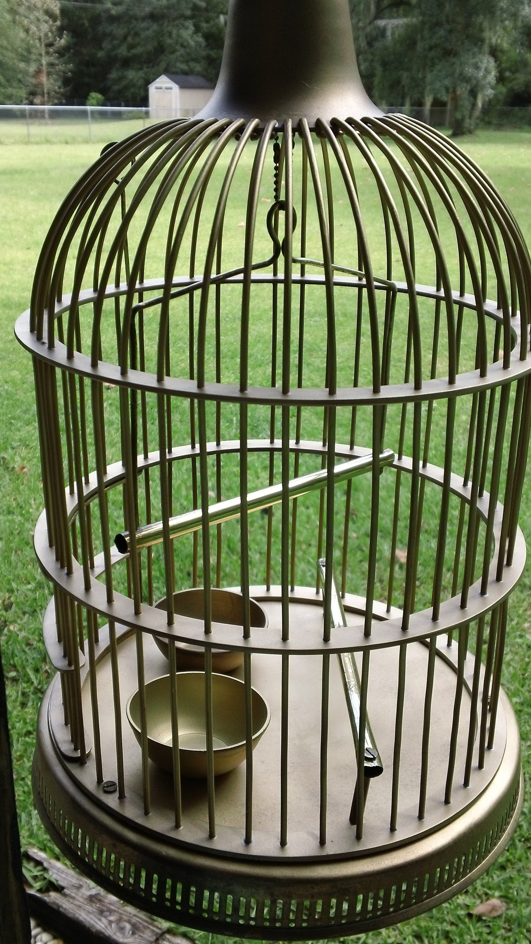 Bird Cage, Brass Bird Cage, Metal Brass Bird Cage Etsy