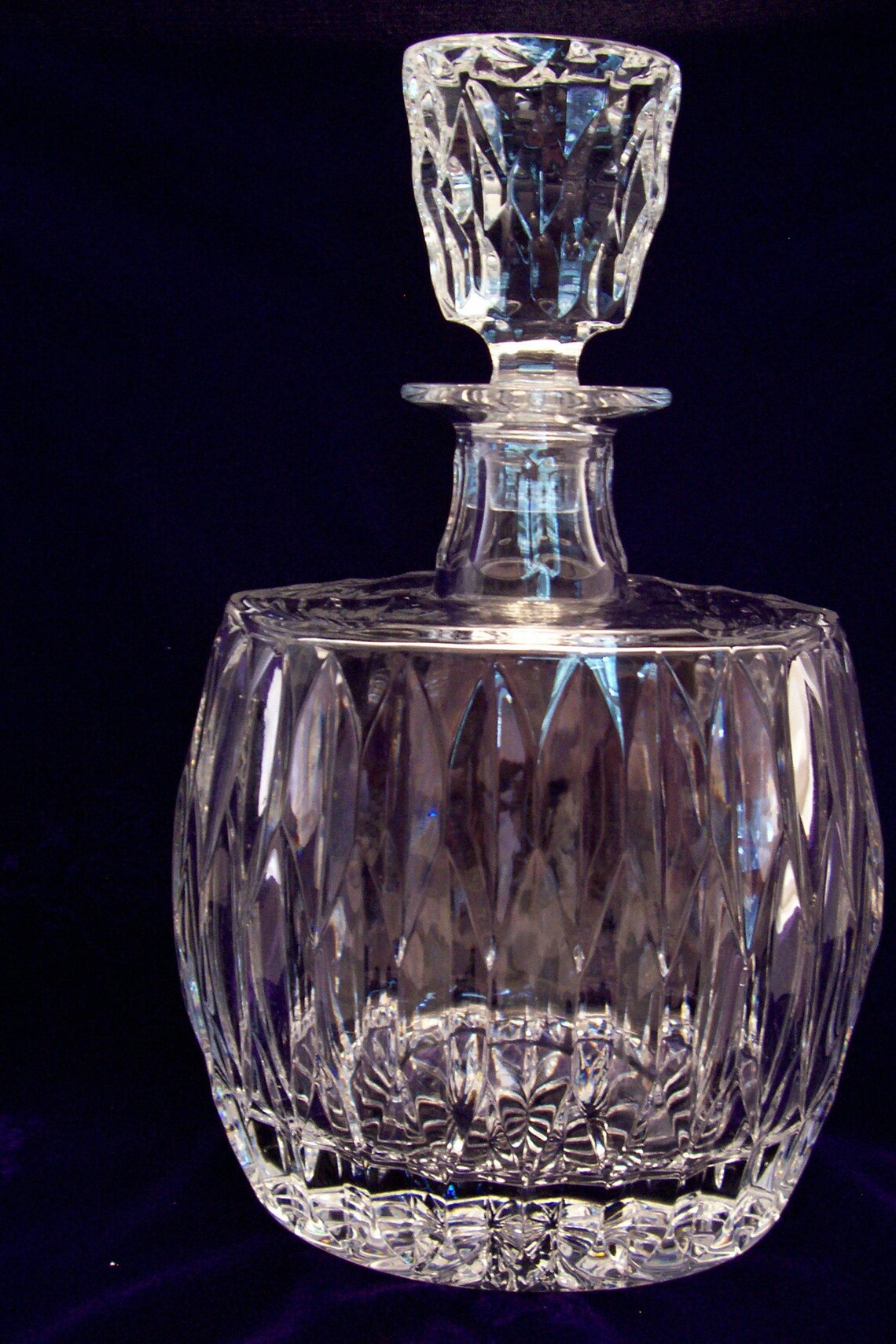 Decanter Block Decanter Polish Crystal Block of Poland Etsy