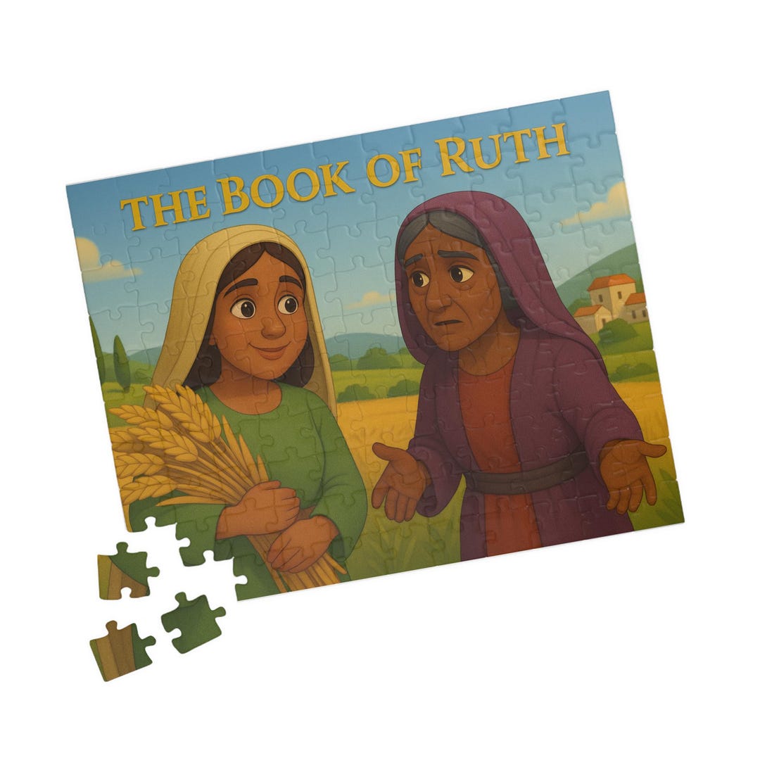 110 Kids Puzzle Pieces the Book of Ruth | Faith Based Puzzle for Kids ...