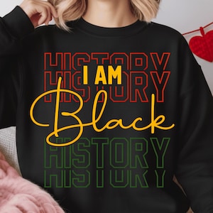 Io sono la storia nera PNG, Juneteenth PNG, Mese della storia nera png, Afroamericano, Donne nere