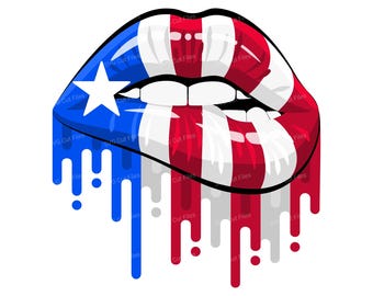 Puerto Rico Flag SVG, Boricua Clipart PNG, Printable T-shirt Design