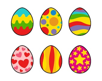 Easter Eggs SVG Bundle, Religious Christian PNG Clipart