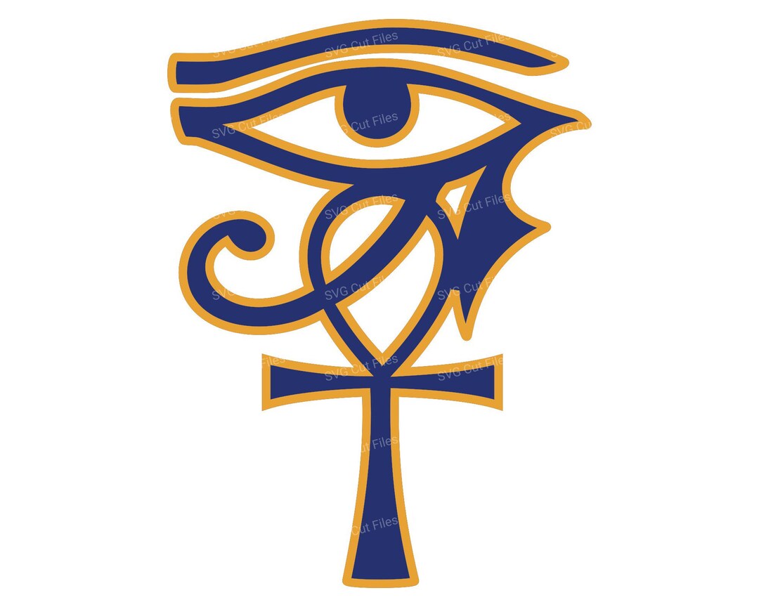 Ankh SVG, Ancient Egypt Files for Cricut, Tattoo Cross PNG Clipart, Eye ...