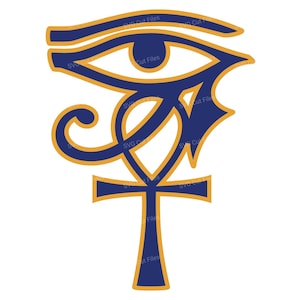 Ankh SVG, Ancient Egypt Svg Files For Cricut, Tattoo Cross PNG Clipart
