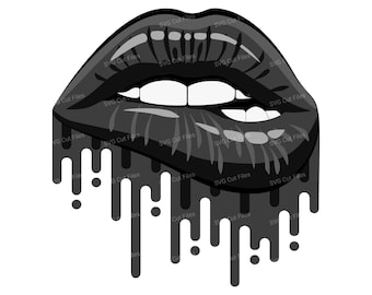 Schwarze Lippen SVG, Melanin Königin PNG, Juniteenth T-Shirt