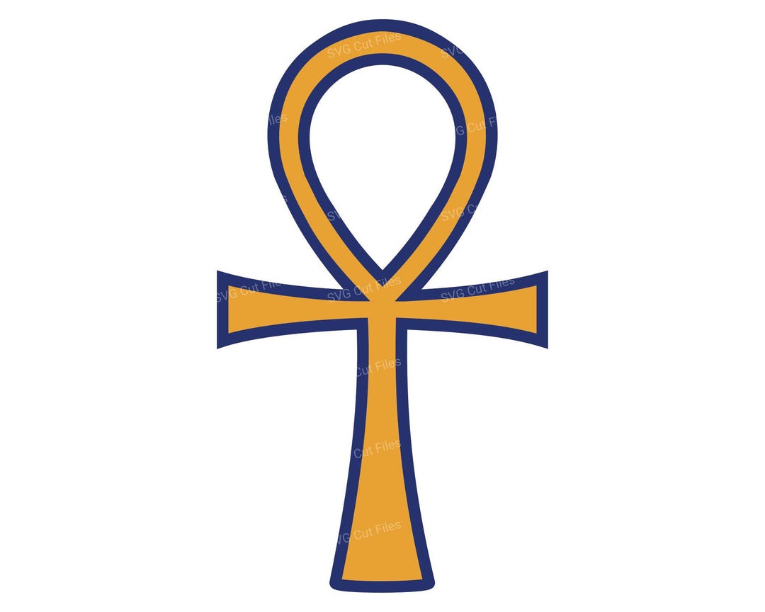 Egyptian Ankh SVG, Ancient Cross for Cricut, Tattoo PNG Clipart ...