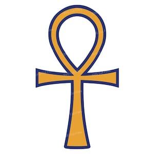 Egyptian Ankh SVG, Ancient Cross Svg Files For Cricut, Tattoo PNG Clipart