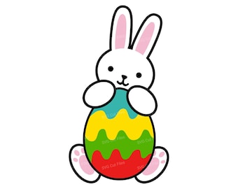 Happy Easter Bunny SVG Bundle, Religious Christian PNG Clipart
