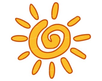Cute Sun Rays SVG, Sunshine PNG Clipart, Summer Shirt Design