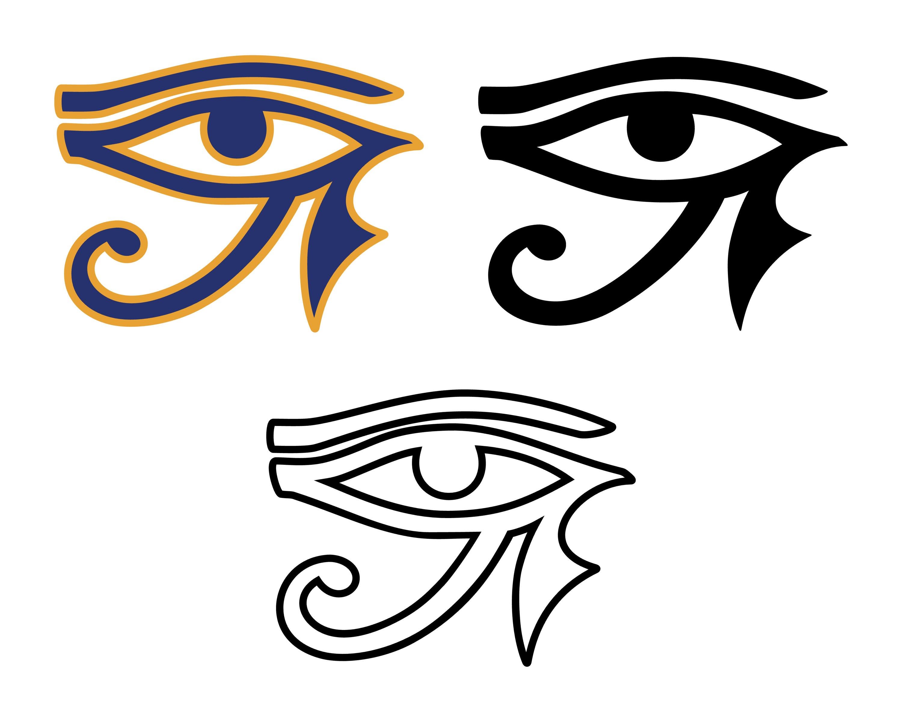 Egyptian SVG Bundle, Ancient Egypt PNG, Tattoo PNG Clipart, Files for ...
