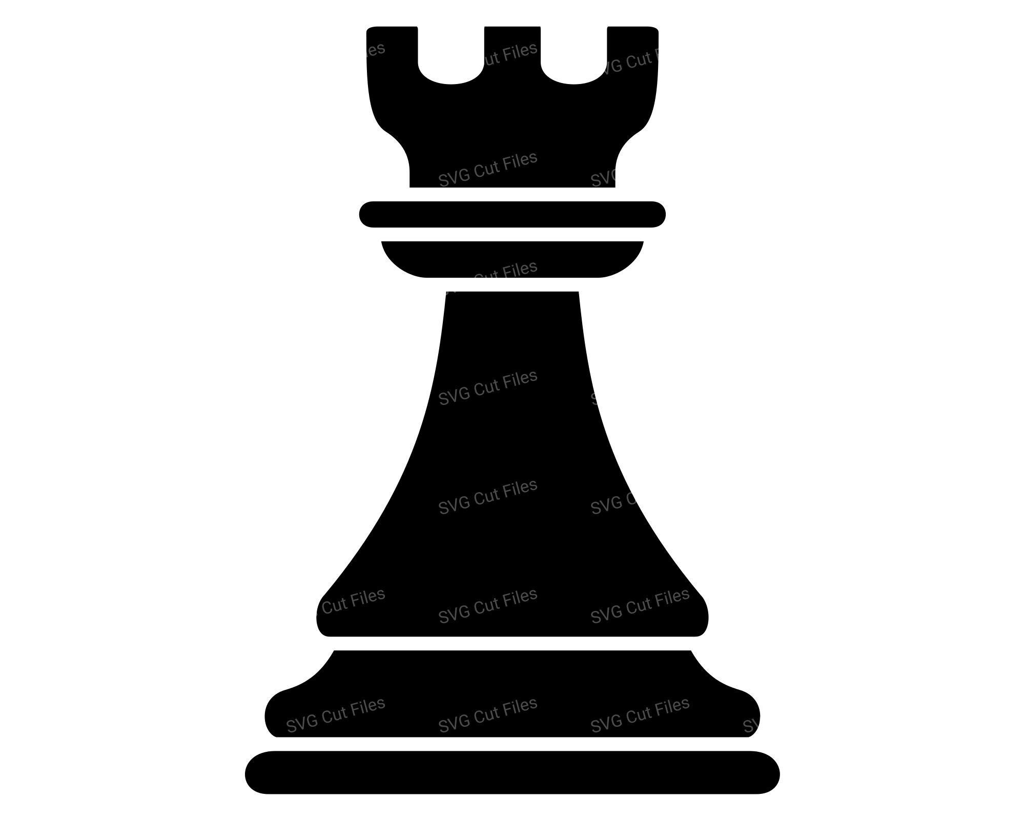 Rook Chess Piece SVG, Chess Vector PNG, Gift T-shirt Design - Etsy