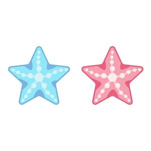 Cute Starfish SVG Bundle, Beach PNG Clipart, Printable Summer Shirt Design