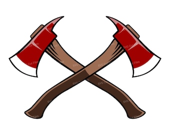 Crossed Firefighter Axe SVG, Fireman Wife Shirt  Design, Tumbler Clipart