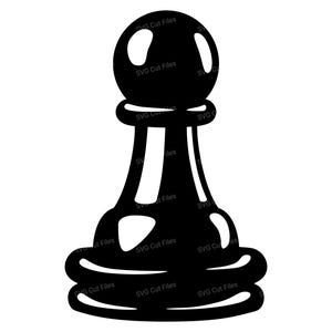 Pawn Chess Piece SVG, Chess Vector PNG, T-shirt Design Files for Cricut
