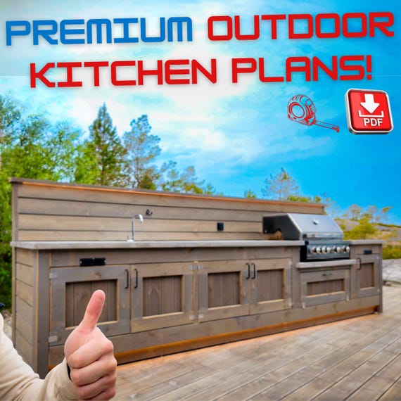 Outdoor Kitchen Plans DIY Easy Build With Detailed Guide