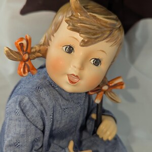 Dolls, Hummel, Goebel, Umbrella Girl, vintage