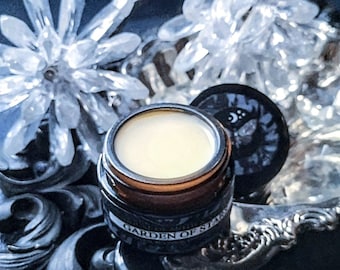 Garden of Stars ™ Natural Botanical Ceremonial Solid Perfume Balm- Jasmine, Rose, Orange, Amber, Honey