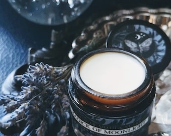 Magick of Moonlight ™ Natural Botanical Ceremonial Solid Perfume Balm- Lavender, Almond, Lime, Jasmine, Frankincense