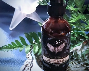 Forest Nights ™ Natural Botanical Ceremonial Perfume Myst  Spray, Patchouli, Frankincense, Creosote, Juniper, Labdanum, Cedar,Pinon