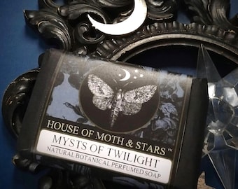 Mysts of Twilight ™ Natural Botanical Ceremonial Perfumed Soap 3.4 oz bar -Patchouli, Cedar, Pine, Mint
