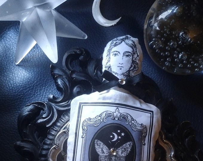 Featured listing image: On Moonlit Wings™ - Aromatic Sachet Doll Poppet Botanical  Herbs Flowers