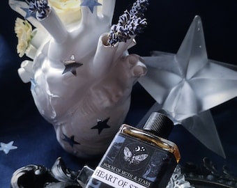 Heart of Stars™ Natural Botanical Ceremonial Perfume Oil, Cocoa, Coffee, Black Pepper, Vanilla, Labdanum, Myrrh, Amber Resin