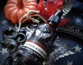 Autumn Nights & Starlight™ Natural Botanical Ceremonial Fall Perfume Myst Spray,Clary Sage, Ginger, Orange, Vanilla, Clove, Spice, Cedarwood