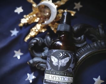 The Mystic Sun™ Natural Botanical Ceremonial Perfume Myst-Body Spray Lemongrass, Rose, Black Currant, Lavender, Vanilla