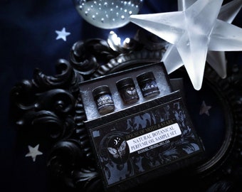 Natural Botanical Ceremonial Perfume Oil Sample Set Vials- Choose 3 Scents.