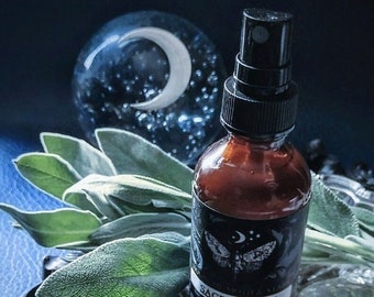 Sage & Moon ™ Natural Botanical Ceremonial Perfume Myst Body Spray Clary Sage, Pineapple, Anise, Ylang Ylang , Balsam of Peru