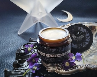 Violets& Velvet Sky ™ Natural Botanical Ceremonial Balm- Violet leaf, Orris, Jasmine, Carrot, Black Currant, Ylang Ylang