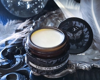 The Owl Moon ™ Natural Botanical Ceremonial Solid Perfume Balm- Apricot, Orange, Grapefruit, Cedar, Amyris