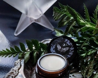 Forest Nights ™ Natural Botanical Ceremonial Solid Perfume Balm Patchouli, Frankincense, Balsam of Peru, Creosote, Cedar