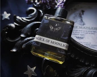 Magick of Moonlight™ Natural Botanical Ceremonial Perfume Oil- Lavender, Lime, Jasmine, Almond, Frankincense