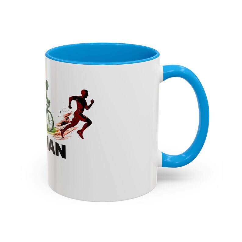 Taza de cerámica con diseño del triatlón Ironman imagen 14