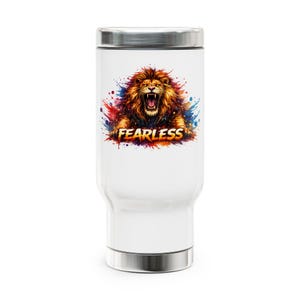 Ironman Triangle Logo Edelstahl Reisebecher 14oz