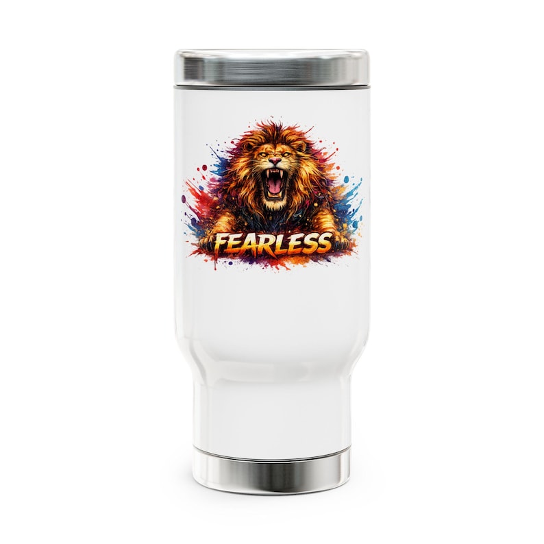 Ironman Triathlon Logo Stainless Steel Travel Mug 14oz image 1