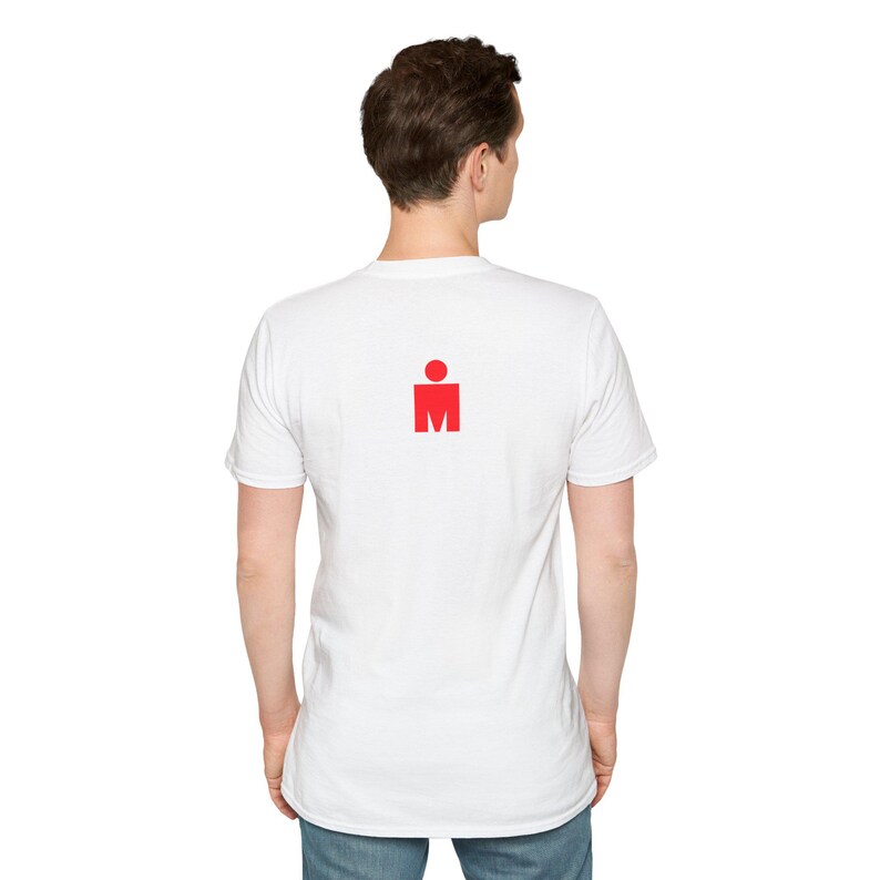 Ironman Triathlon Icons T-Shirt | Swim Bike Run Race Logo image 17